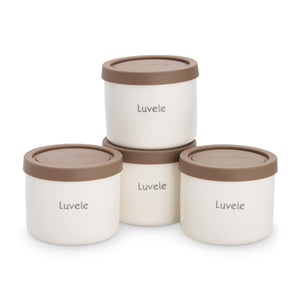 Yogurtiera Luvele Pure | 4 vasetti da 400 ml DIETA SCD e GAPS | Capacità totale 1,5 litri