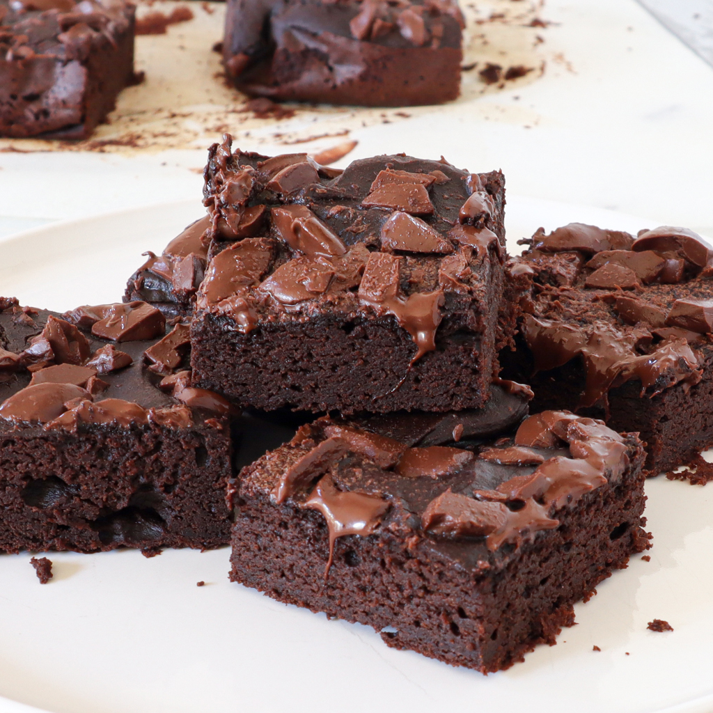 Flourless Blender Black Bean Brownies