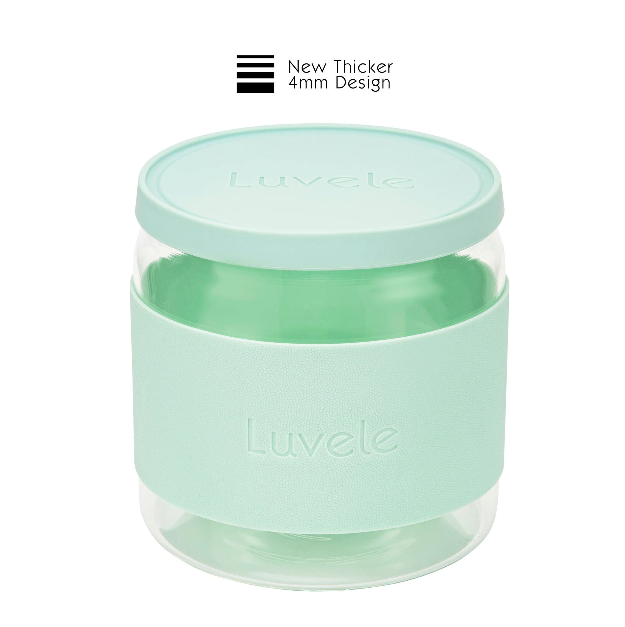 Contenitore in vetro da 2 litri con spessore di 4 mm compatibile con lo yogurtiera Pure Plus