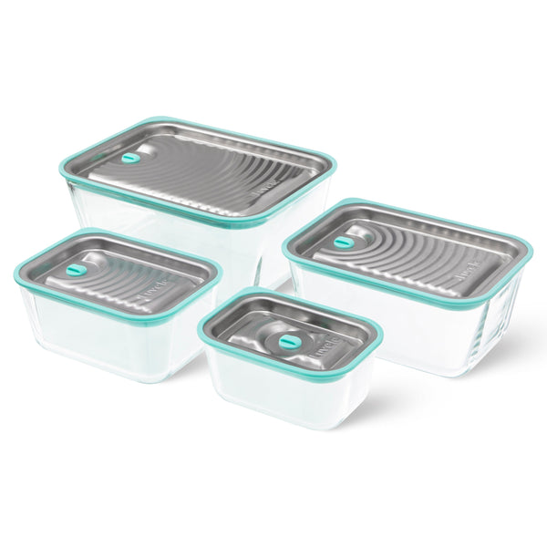 Set di contenitori per sottovuoto Luvele Fresh | Set da 4 pezzi